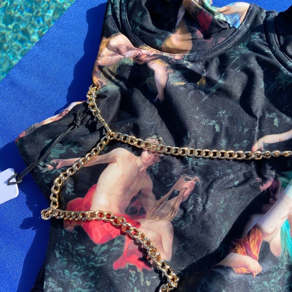 WEWOREWHAT VINTAGE DANIELLE ONE PIECE SWIMSUIT - Picture 3 of 6